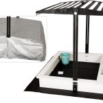 sandkasten mit dach