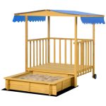 sandkasten mit dach