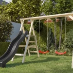 schaukel mit rutsche