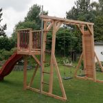 schaukel mit rutsche