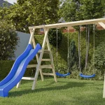 schaukel mit rutsche