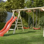 schaukel mit rutsche